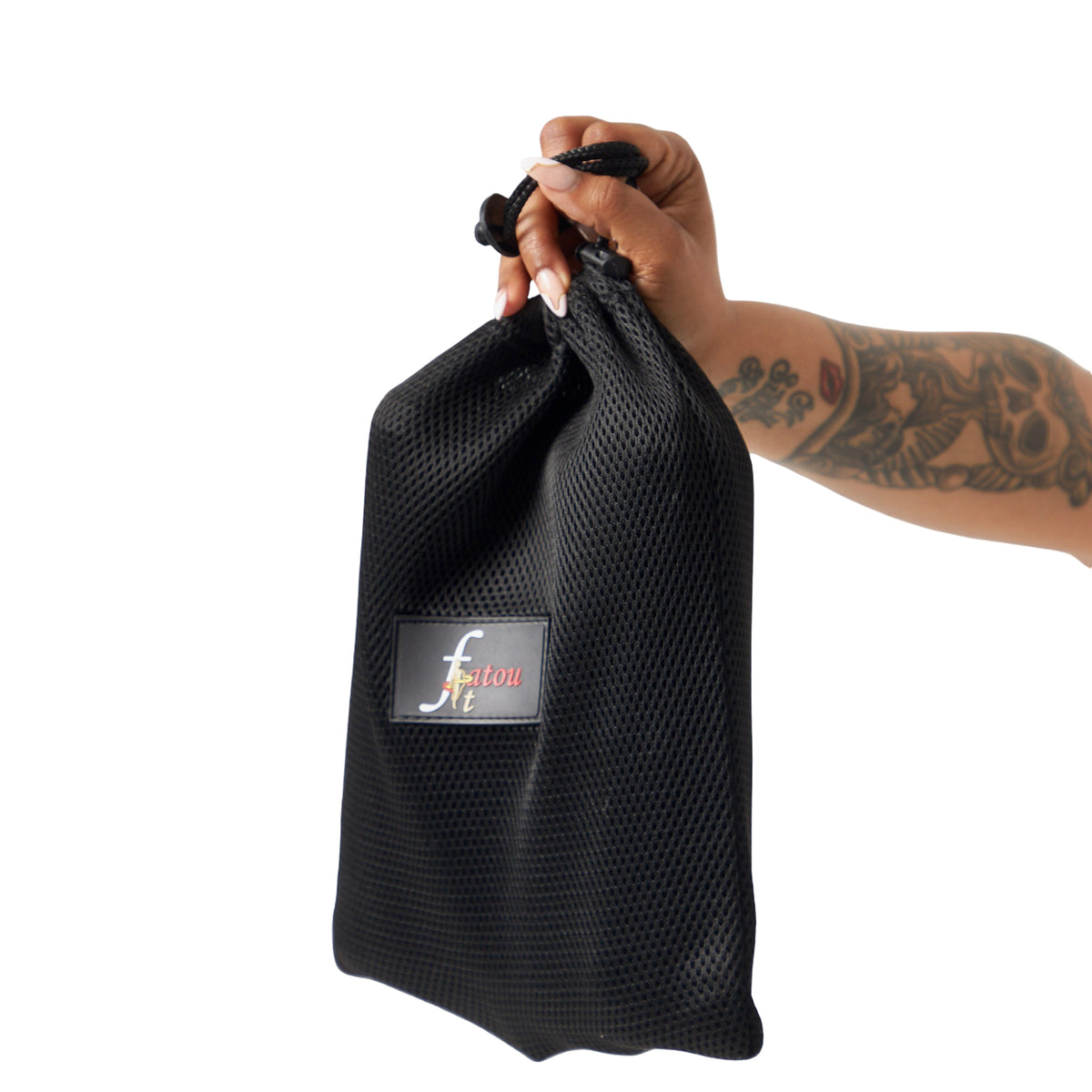 FatouFIT Waist Trainer black mesh storage bag